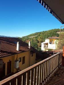 a view from the balcony of a house at RESIDENCE EDELWEISS in Spogna