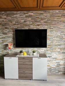 TV a/nebo společenská místnost v ubytování Apartment Oberprisch