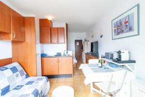 Kuchyňa alebo kuchynka v ubytovaní Appartement Vue Mer - Albatros