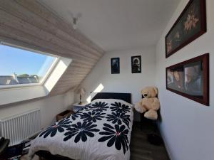 Postel nebo postele na pokoji v ubytování Chambre en centre ville proche mer