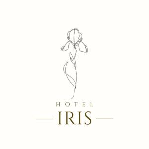 un logotipo para un iris de hotel en Ιρις en Mithimna