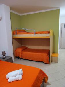 Postel nebo postele na pokoji v ubytování Kristal
