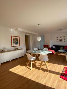 Posezení v ubytování Ferienwohnung Hahn + 11 fotografií