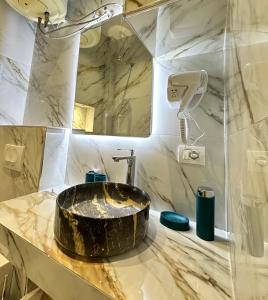 Koupelna v ubytování Troy ApartHotel Durres