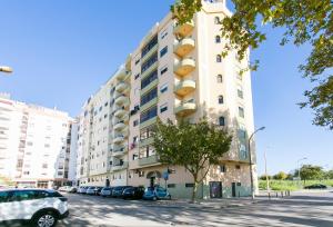 Bygningen som lejligheden ligger i