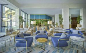 Hilton Skanes Monastir Beach Resort的休息区