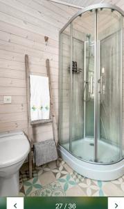 Een badkamer bij Ferienhaus Polarlicht-Hitra