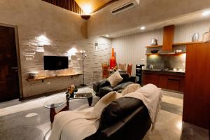 Kuchyň nebo kuchyňský kout v ubytování Bracha Villas Bali