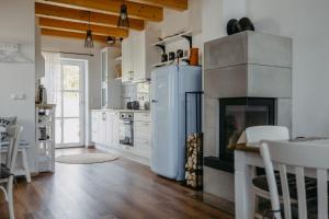Dapur atau dapur kecil di Kellerstöckl Das Csaterberg