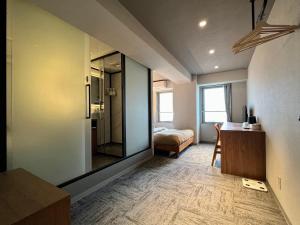 Cama o camas de una habitación en Lang Hotel Ueno 朝食付 #上野駅徒歩9分 #秋葉原浅草羽田&成田空港へ便利