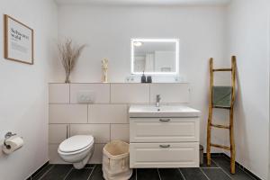 Koupelna v ubytování Haus Bergruh Kuckucksnest
