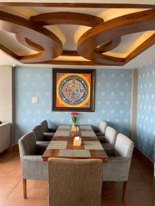 Istumisnurk majutusasutuses Hotel Flower