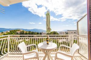 Balkón nebo terasa v ubytování Apartments Palmero