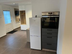 Køkken eller tekøkken på Ferienwohnung Bettina