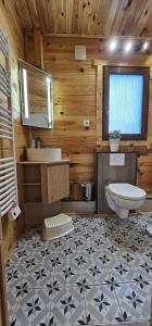 A bathroom at Chalet Istres des Ardennes