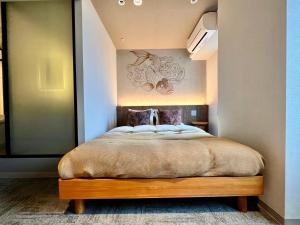 Cama o camas de una habitación en Lang Hotel Ueno 朝食付 #上野駅徒歩9分 #秋葉原浅草羽田&成田空港へ便利