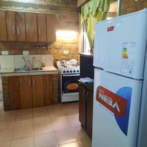 Η κουζίνα ή μικρή κουζίνα στο Casa 2 dormitorios