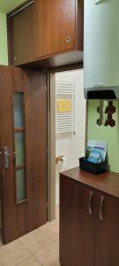 Kuchyň nebo kuchyňský kout v ubytování Apartmány Karlov pod Pradědem