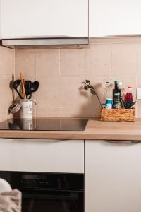 Η κουζίνα ή μικρή κουζίνα στο Apartma Tuna