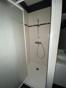 a bathroom with a shower with a shower at STUDIO BORDEAUX in Bordeaux