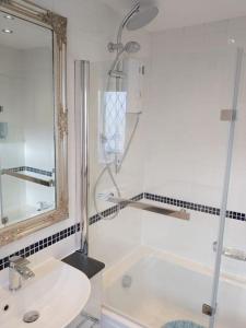 Koupelna v ubytování Cornstore