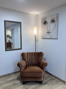 Posezení v ubytování Ferienwohnung zum Belgenbachtal + 3 fotografie