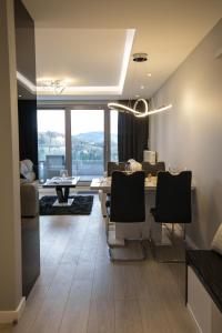 Posezení v ubytování Apartview Bukowa III by Rent like home