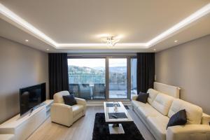 Posezení v ubytování Apartview Bukowa III by Rent like home