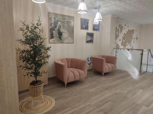 Posezení v ubytování Hostal Garamar