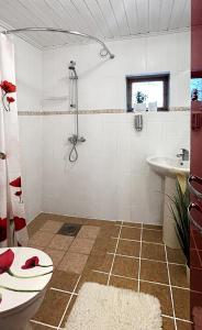 Ванная комната в Villa Aili