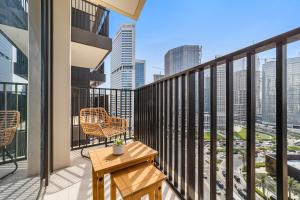 Balkon atau teras di New 1 Bedroom in Business Bay - Ahad Residences