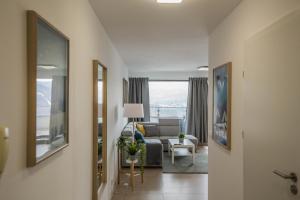 Posezení v ubytování Apartview Bukowa III by Rent like home