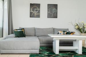 Posezení v ubytování Apartview Bukowa III by Rent like home