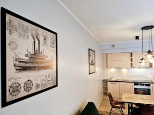 Kuchnia lub aneks kuchenny w obiekcie visit baltic - Rezydencja Sienkiewicza Loft przy plaży