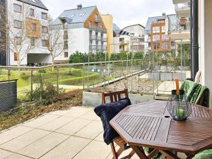 Budynek, w którym mieści się apartament