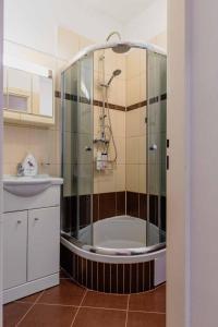 Vannituba majutusasutuses Apartmány Celnice