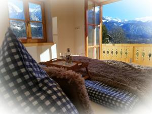 Nespecifikovaný výhled na hory nebo výhled na hory při pohledu z apartmánu