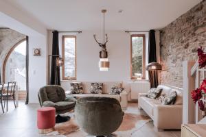 Posezení v ubytování Villa Madona