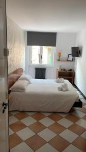Postel nebo postele na pokoji v ubytování Hotel Montecodeno