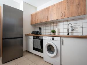 Majoituspaikan SR24 - Apartment in Duisburg mit Balkon keittiö tai keittotila