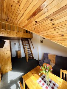 Posezení v ubytování Apartmány u Pilota
