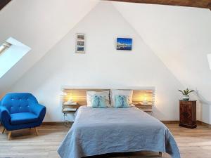 LA FERME DE NEHOU客房内的一张或多张床位