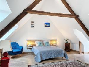 LA FERME DE NEHOU客房内的一张或多张床位