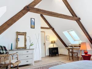 LA FERME DE NEHOU客房内的一张或多张床位
