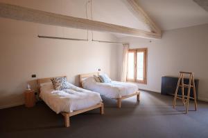 Postel nebo postele na pokoji v ubytování FARM HOUSE