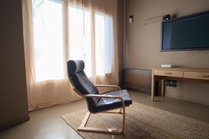 TV a/nebo společenská místnost v ubytování FARM HOUSE