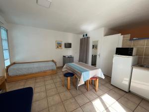 Kuchyň nebo kuchyňský kout v ubytování Barcarès Beach Rental