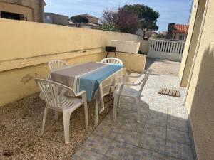 Balkón nebo terasa v ubytování Barcarès Beach Rental
