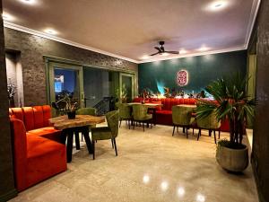 Istumisnurk majutusasutuses Hotel Osvé Boutique Cali
