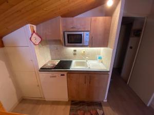 Kuchyňa alebo kuchynka v ubytovaní Appartement familial avec Multi Pass, WIFI et parking, proche du centre de Châtel - FR-1-693-41 + 7 fotografií